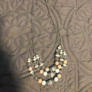 3-Strand Beaded Necklace